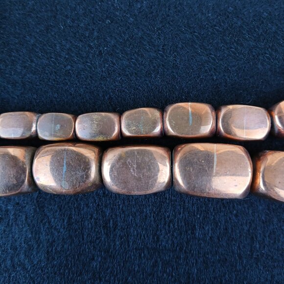 Vintage 1970's Chunky Copper Bead Necklace - Picture 4 of 4